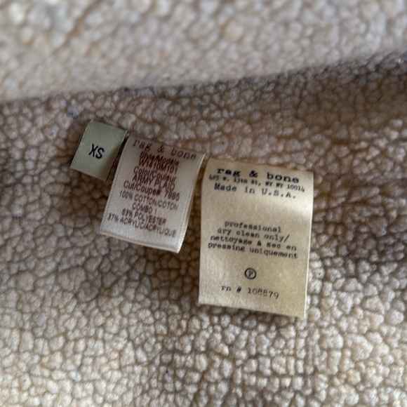 Rag and Bone Plaid Jacket with Shearling Lining - Picture 5 of 7